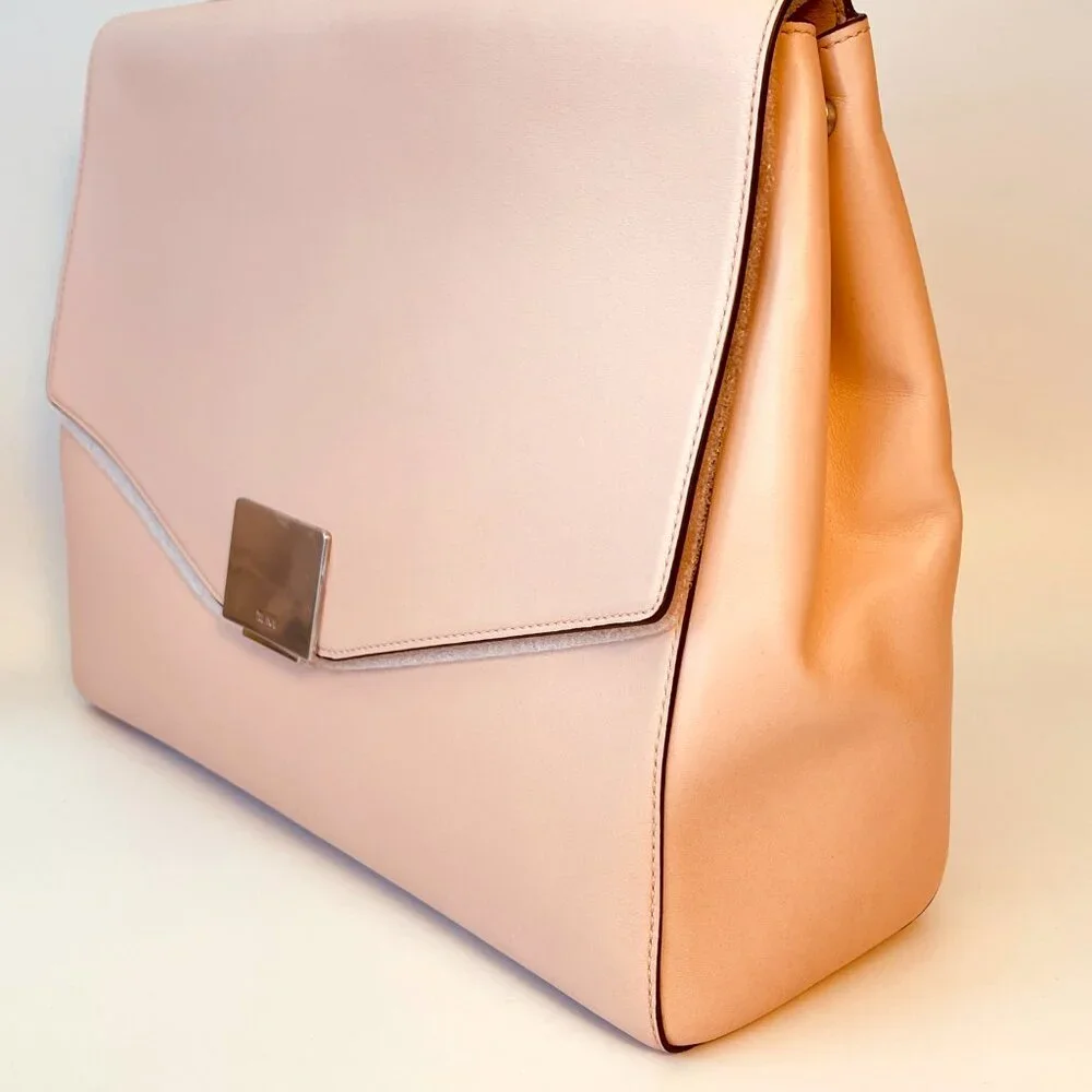 TUMI MARIELLA WOMEN'S 073508BL TAVI SATCHEL BUSINESS MESSENGER PINK CALF LEATHER